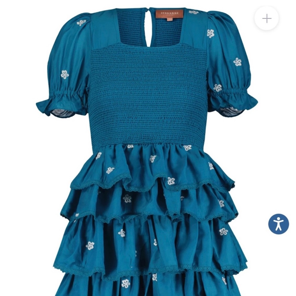 Free Spirit Dress, Dark Teal, 1X